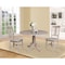 International Concepts Round 42 in Round Top Pedestal Table with 2 Chairs, Washed Gray Taupe, 42 in W, 42 in L, 29.5 in H K09-42DPT-C10-2 - alternate 6